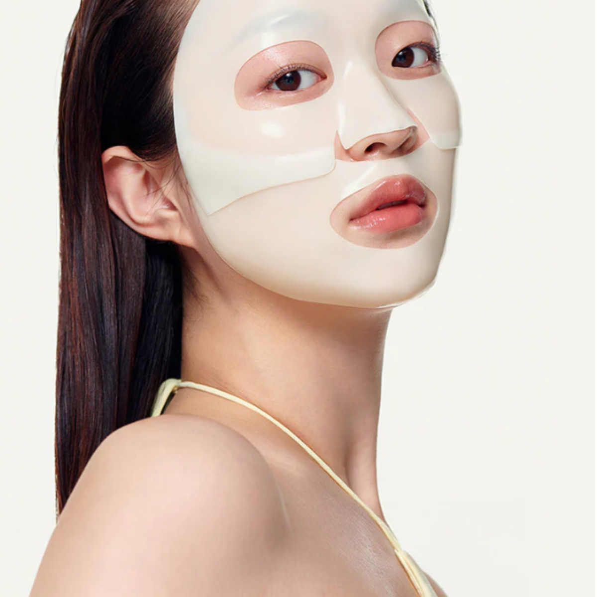 masque coréen visage biodance jaune pour apporter de l'éclat et glass skin